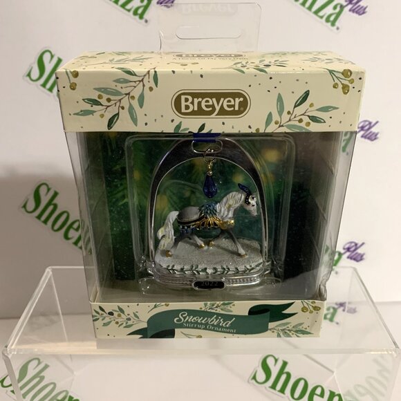 Breyer Horse Christmas Ornament 2022 Snowbird Stirrup 23rd In Collection 700323 - Picture 1 of 7